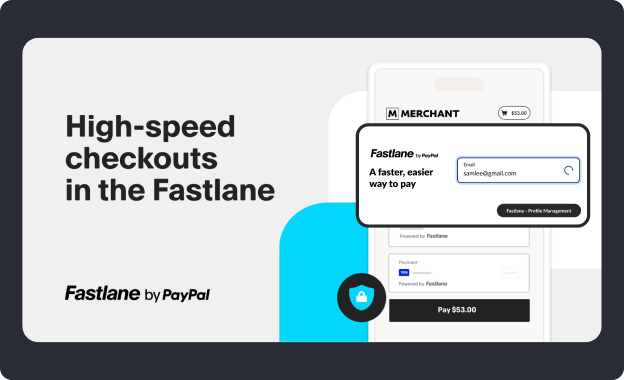 Interfaz de checkout de PayPal Fastlane